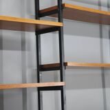 1970s Italian Teak Shelves Unit With Desk