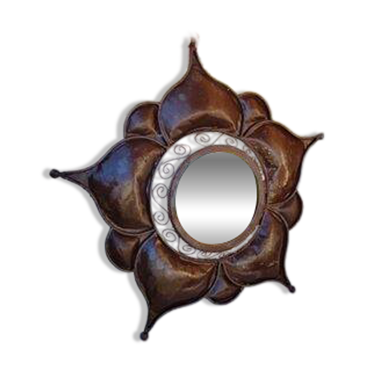 Mirroir fer forgé