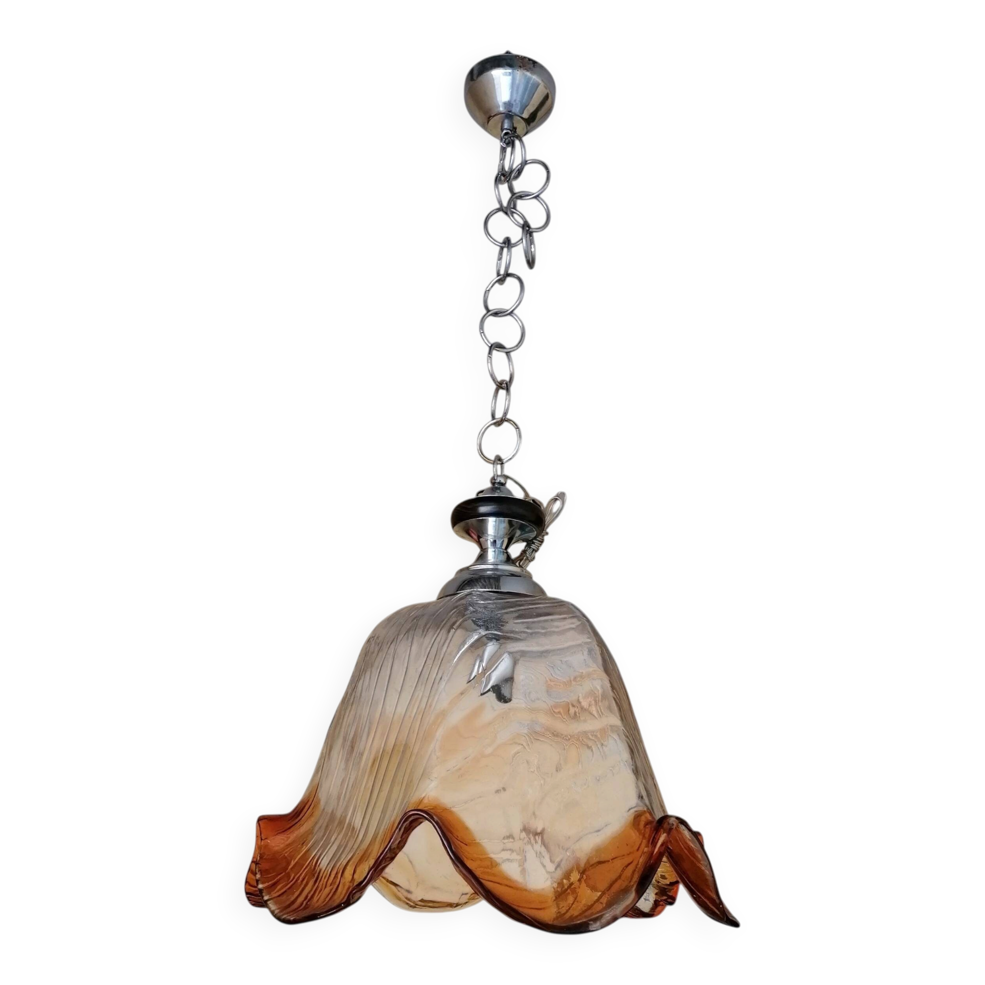 Lustre en verre de Murano