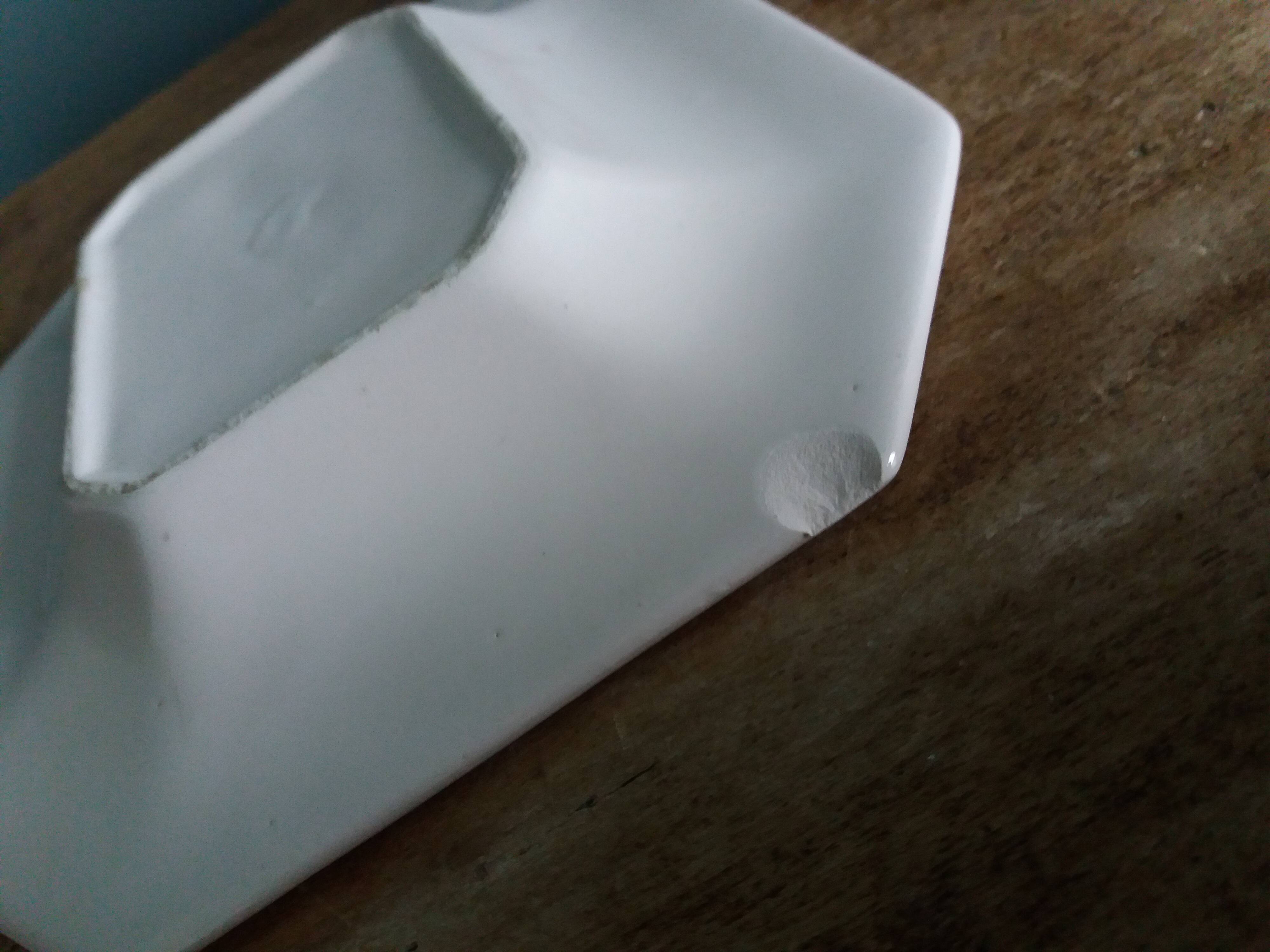 Sugar or mustard bowl Anfora Agueda hand painted ceramic Portugal