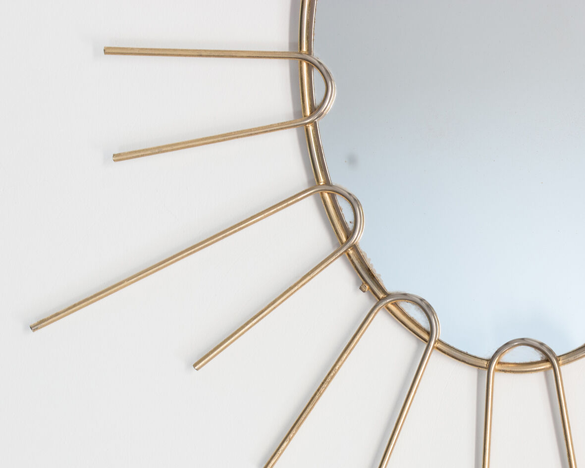 Sun Mirror 60s 37x40cm