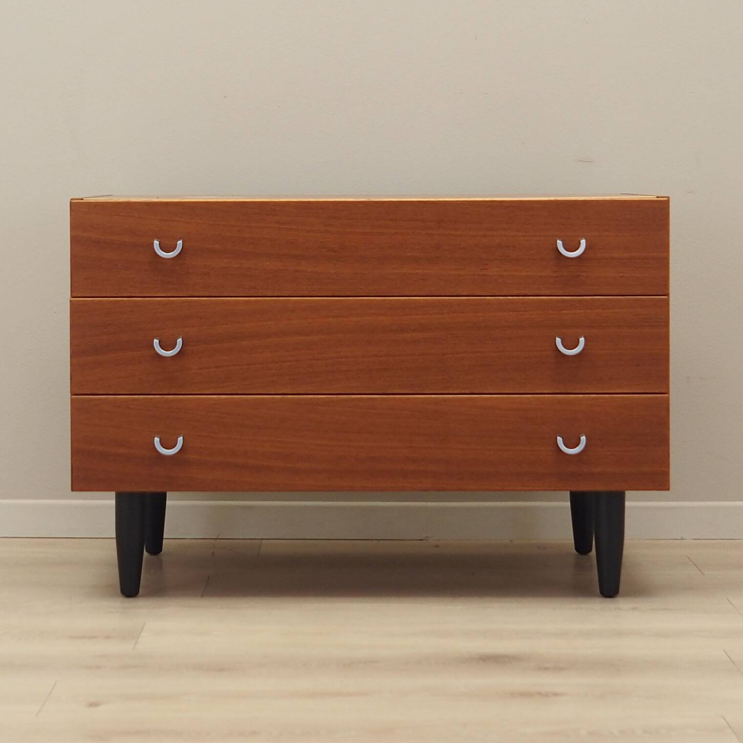 Teak chest of drawers, Scandinavian design, 1970s, manufacture: ÆJM Møbler