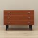 Commode en teck, design scandinave, années 1970, fabrication : ÆJM Møbler