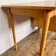 Modernist desk in light chene vintage