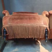 Paire de fauteuils crapaud