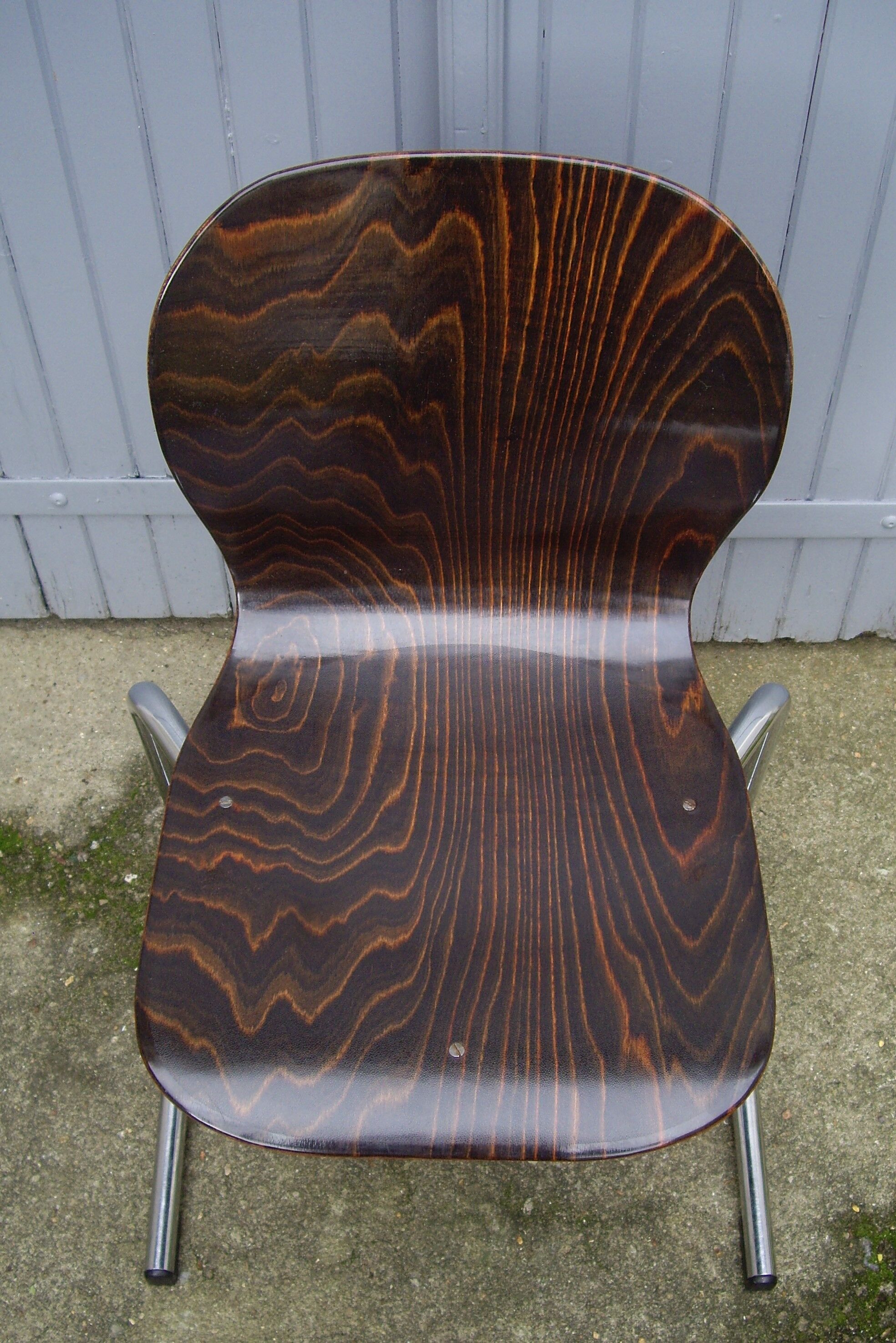 6 Pagholz chairs 70/80