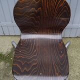 6 Pagholz chairs 70/80