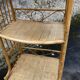 Rattan furniture for veranda.