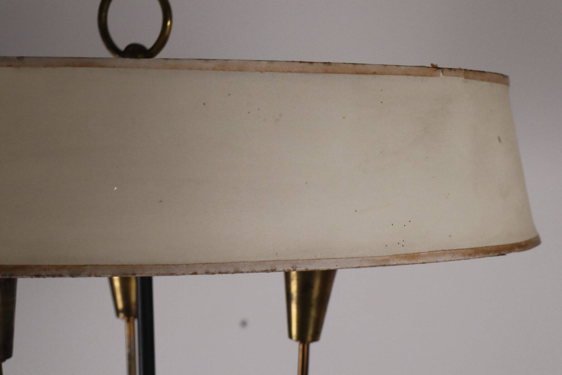 Vintage Arlus floor lamp in metal and brass, 1960