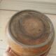 Old terracotta casserole