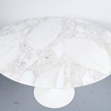 EERO SAARINEN MARBLE DINING TABLE 1970s KNOLL INTERNATIONAL MANUFACTURER