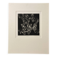 Mario avati (1921-2009), papillons, manière noire, 1970