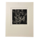 Mario avati (1921-2009), papillons, manière noire, 1970