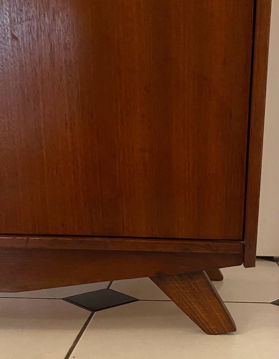 Vintage compass feet sideboard