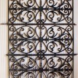 Set of 3 19th century cast iron railings