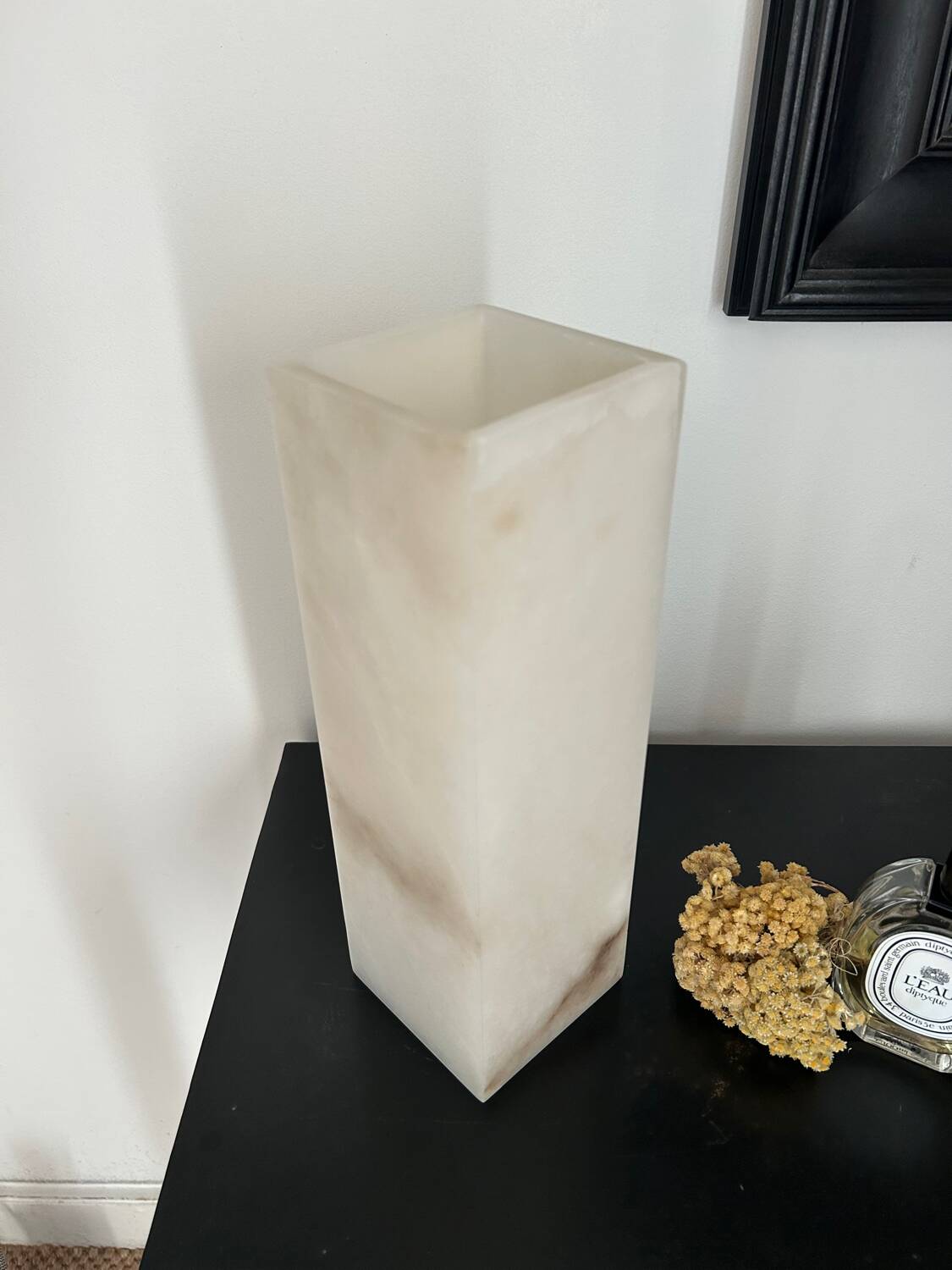 Large alabaster vase