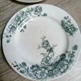 Set de 4 assiettes décor anémones Bertrand Bordeaux