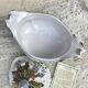 Hand-decorated earthenware soup tureen, Lallier Pottery