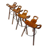 4x brutalist bar stool