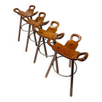 4x brutalist bar stool