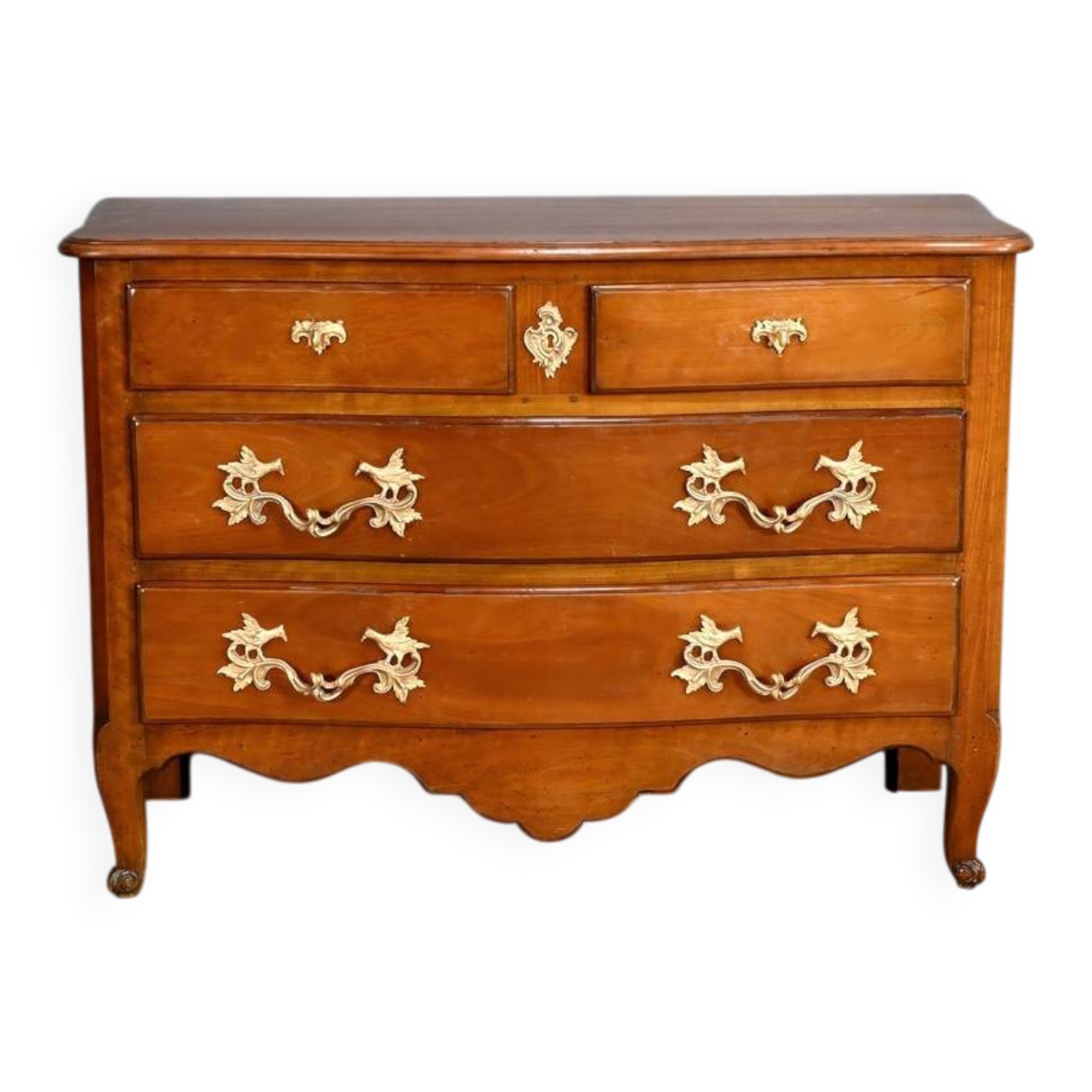 Cherrywood chest of drawers, stamped A.Mailfert – 1st part of the 20th century