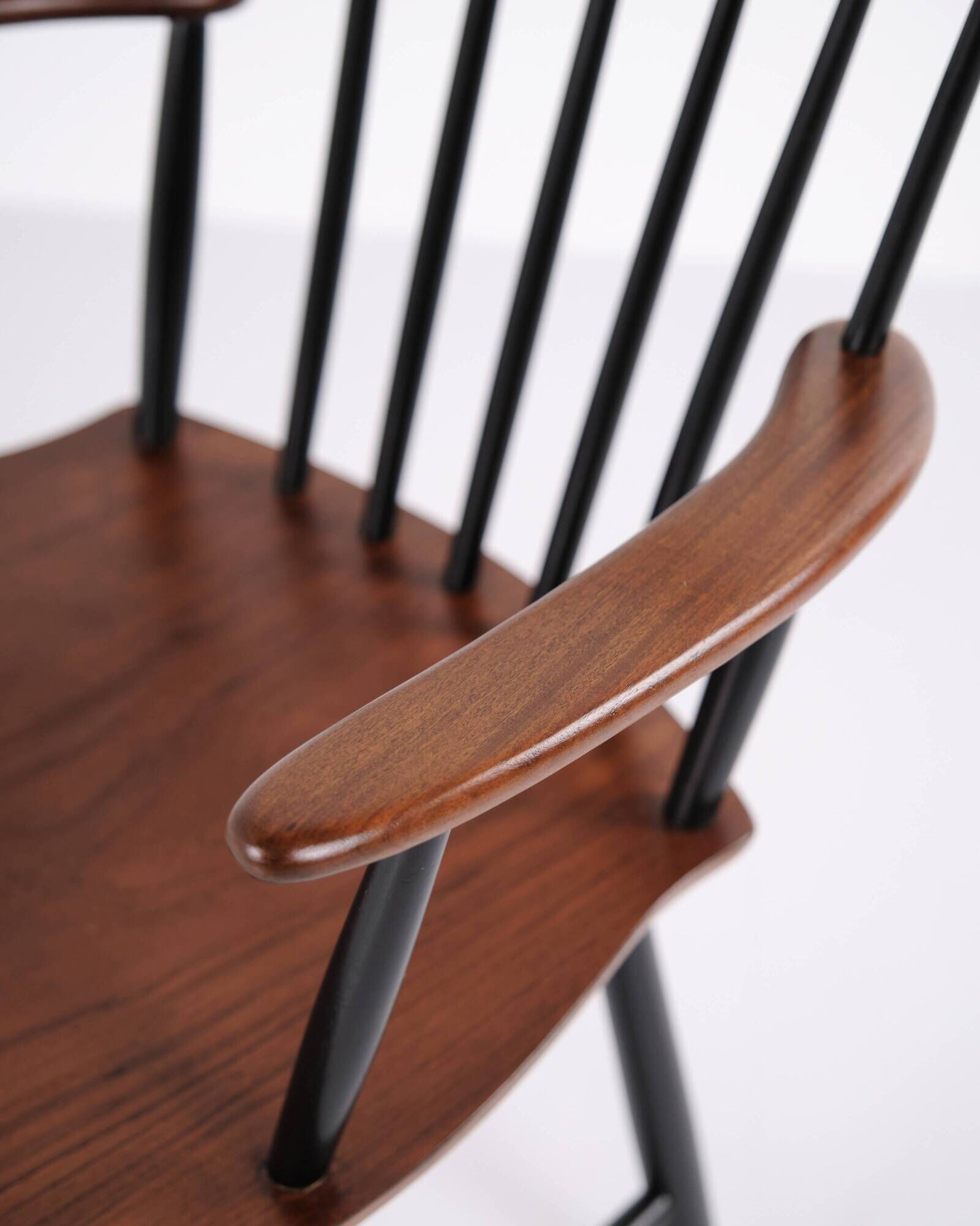 Armchair - Rosewood and black painted - Poul M. Volther - Farstrup - 1960s