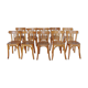 Lot de 10 chaises bistrot baumann