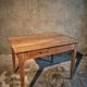 French rural farmhouse table with two drawers, 19th century.