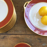 Set plates and coffee Limoges Taourel