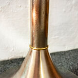 Brass and glass floor lamp by Angelo Brotto for Esperia Italia Anni '60