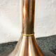 Brass and glass floor lamp by Angelo Brotto for Esperia Italia Anni '60