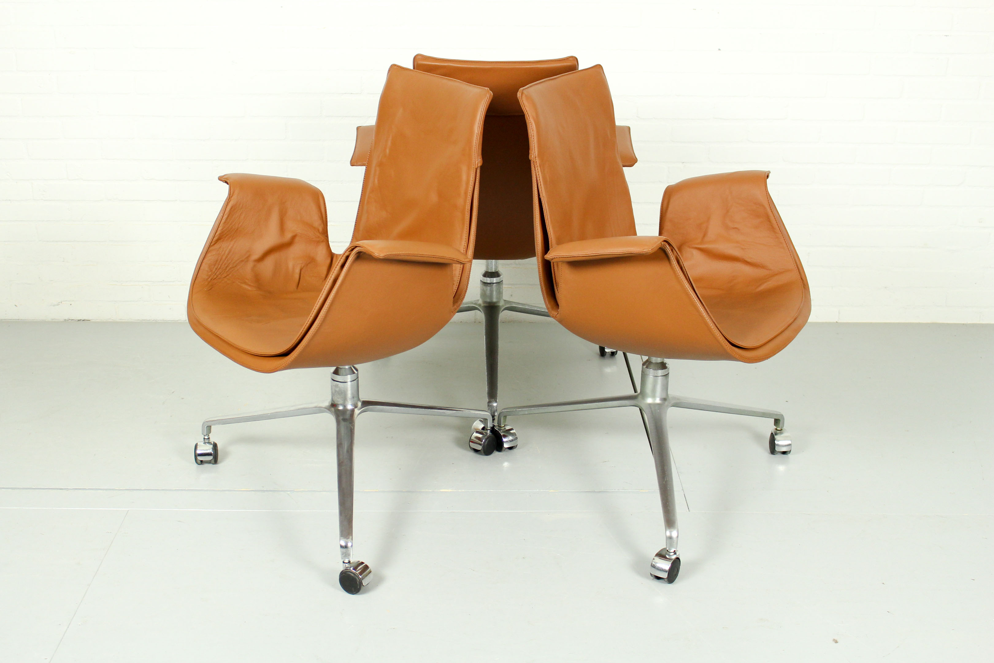 Bird chair kill for Preben Fabricius by Jorgen Kastholm, 1964
