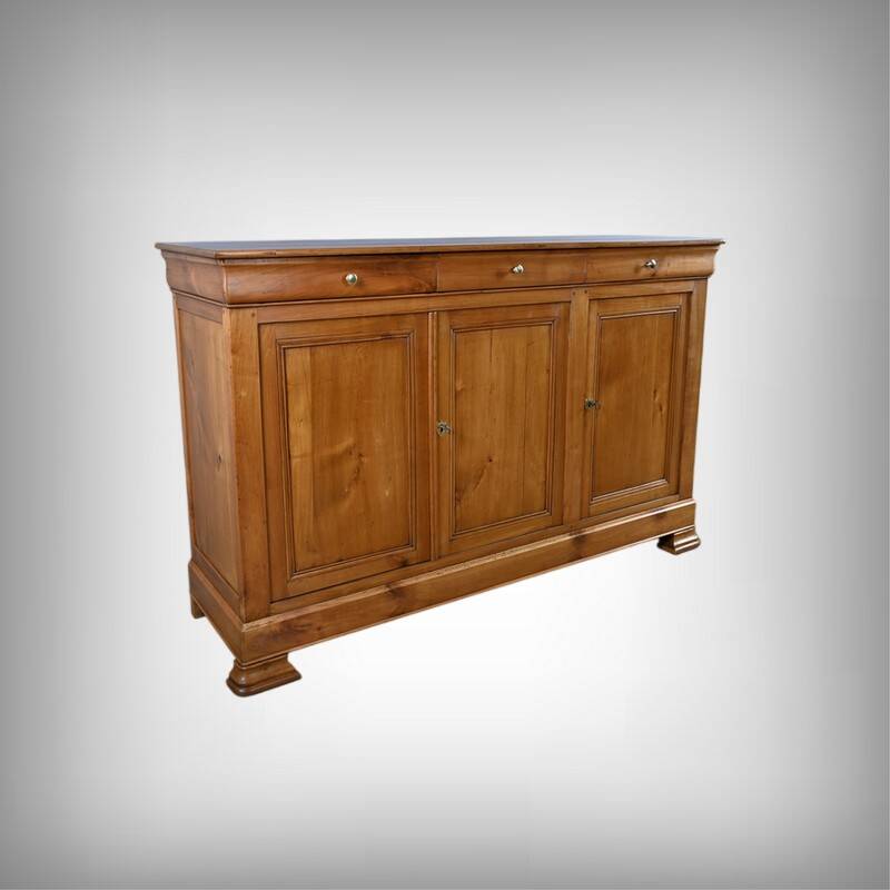Enfilade in Cherry Wood, Louis-Philippe style – Late 19th century