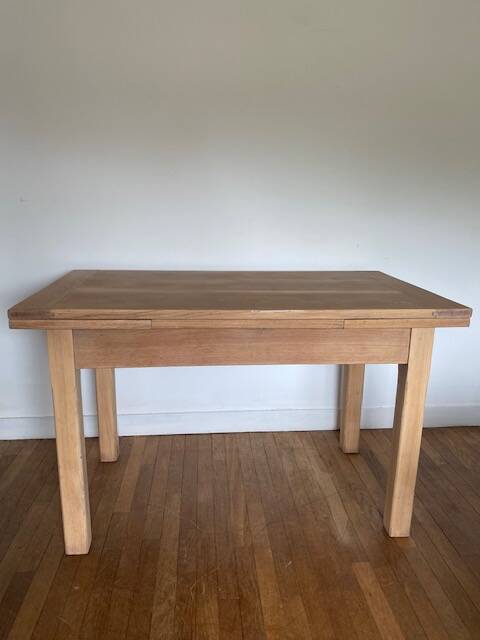 Table chêne brut vintage