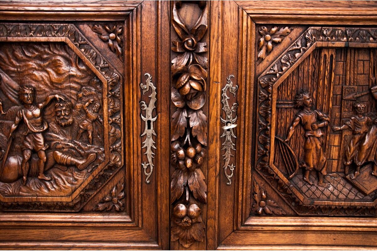 Antique renaissance cabinet