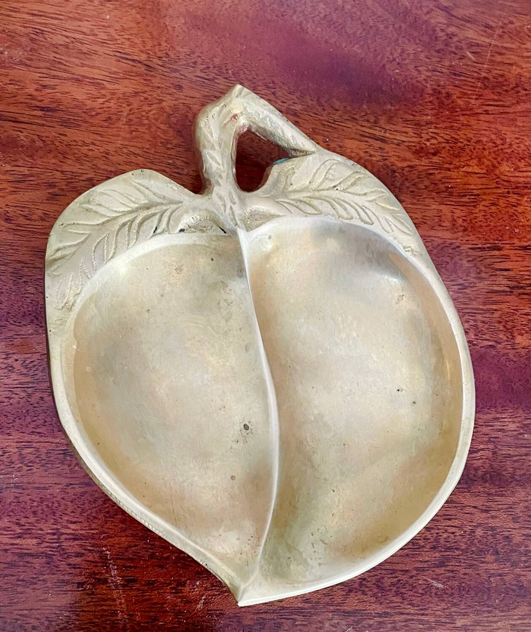 Vintage brass pocket tray