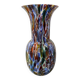 Contemporany vase murrine sphere in murano style glass with multicolored murrine like venini style b