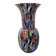 Contemporany vase murrine sphere in murano style glass with multicolored murrine like venini style b