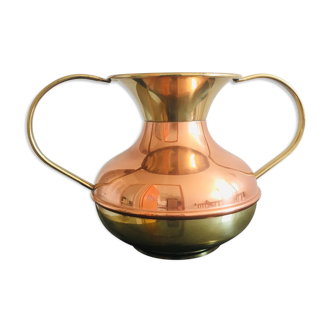 Copper vase Lecellier Villedieu