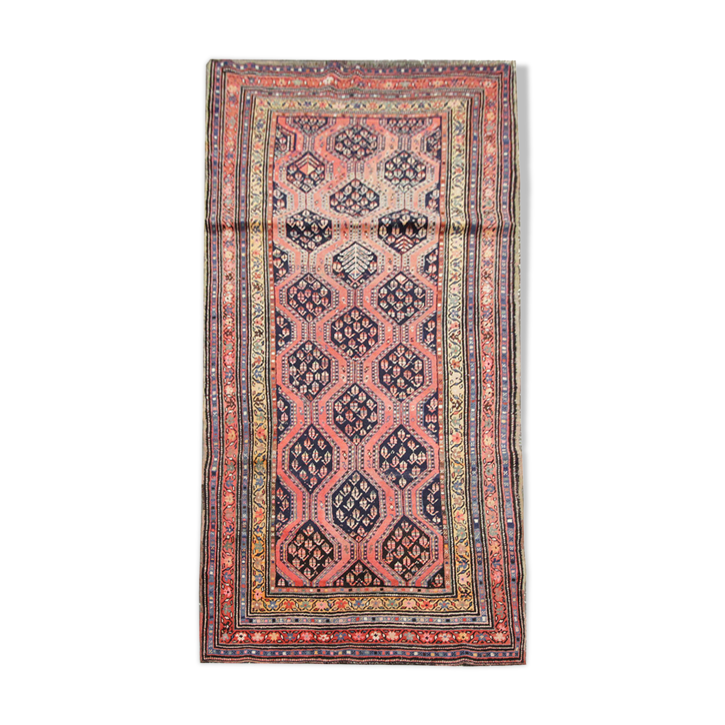 Rare caucasian antique rug, handwoven  karabagh rug- 230x107cm