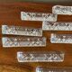 12 cut glass knife holders