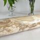 Straight vase in vintage alabaster or onyx