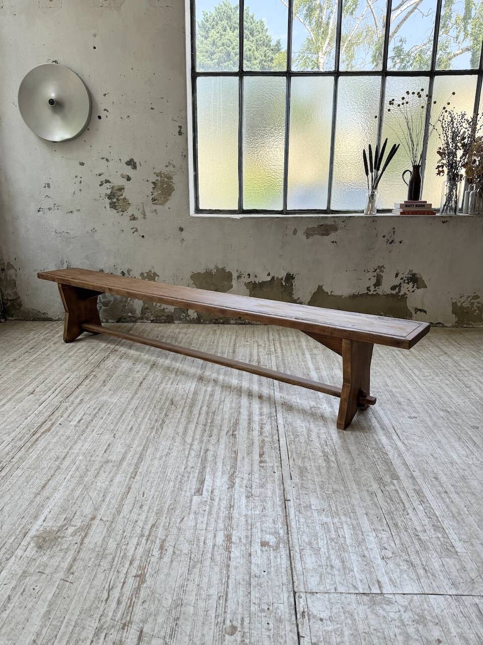 2.5m XL pine farm bench