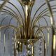 Chandelier en goutte d'eau de style Hollywood Regency – Massif