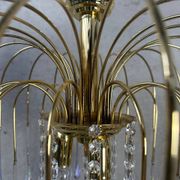 Chandelier en goutte d'eau de style Hollywood Regency – Massif