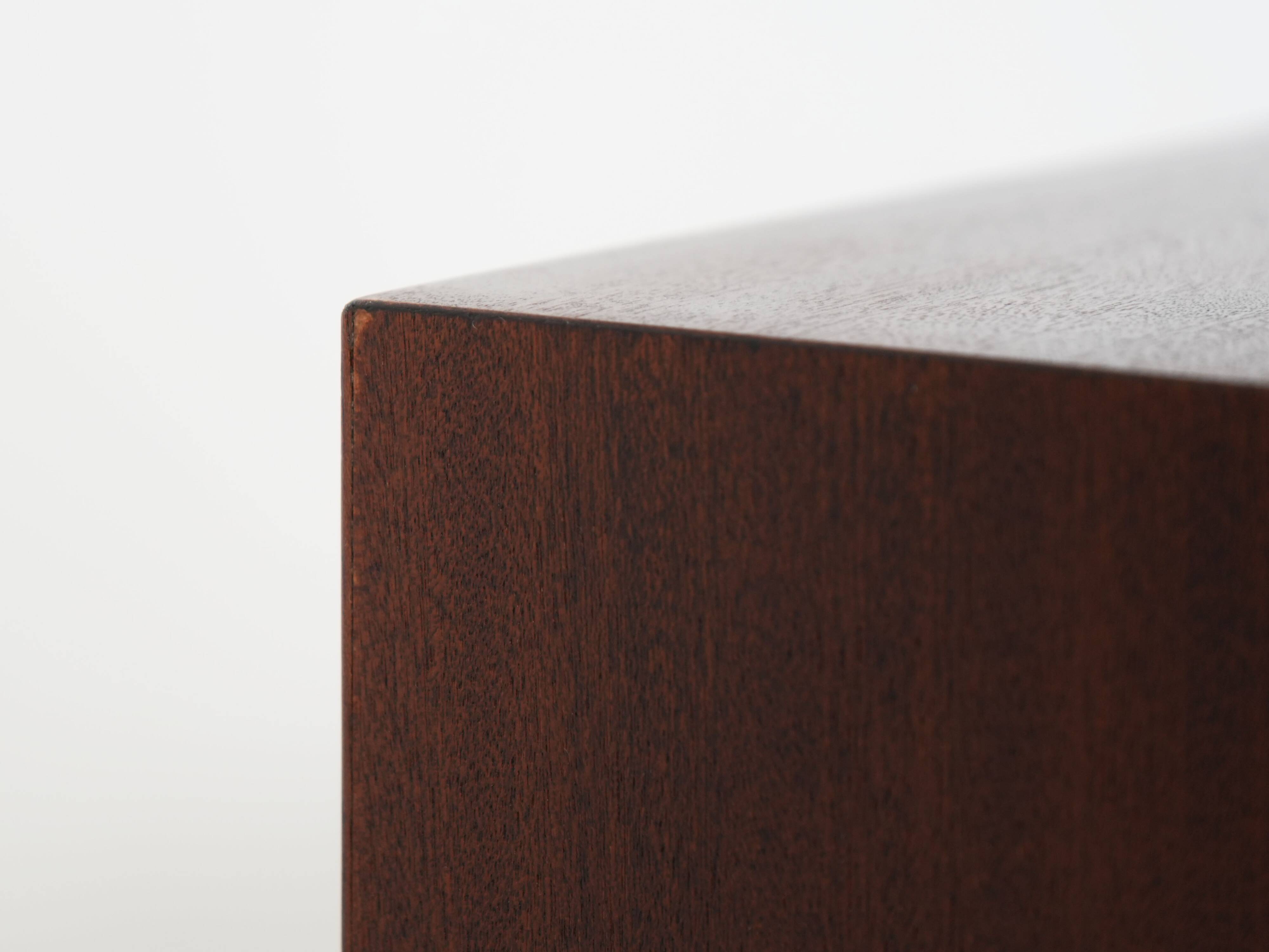 Mahogany bookcase, Danish design, 1970s, production: Denmark