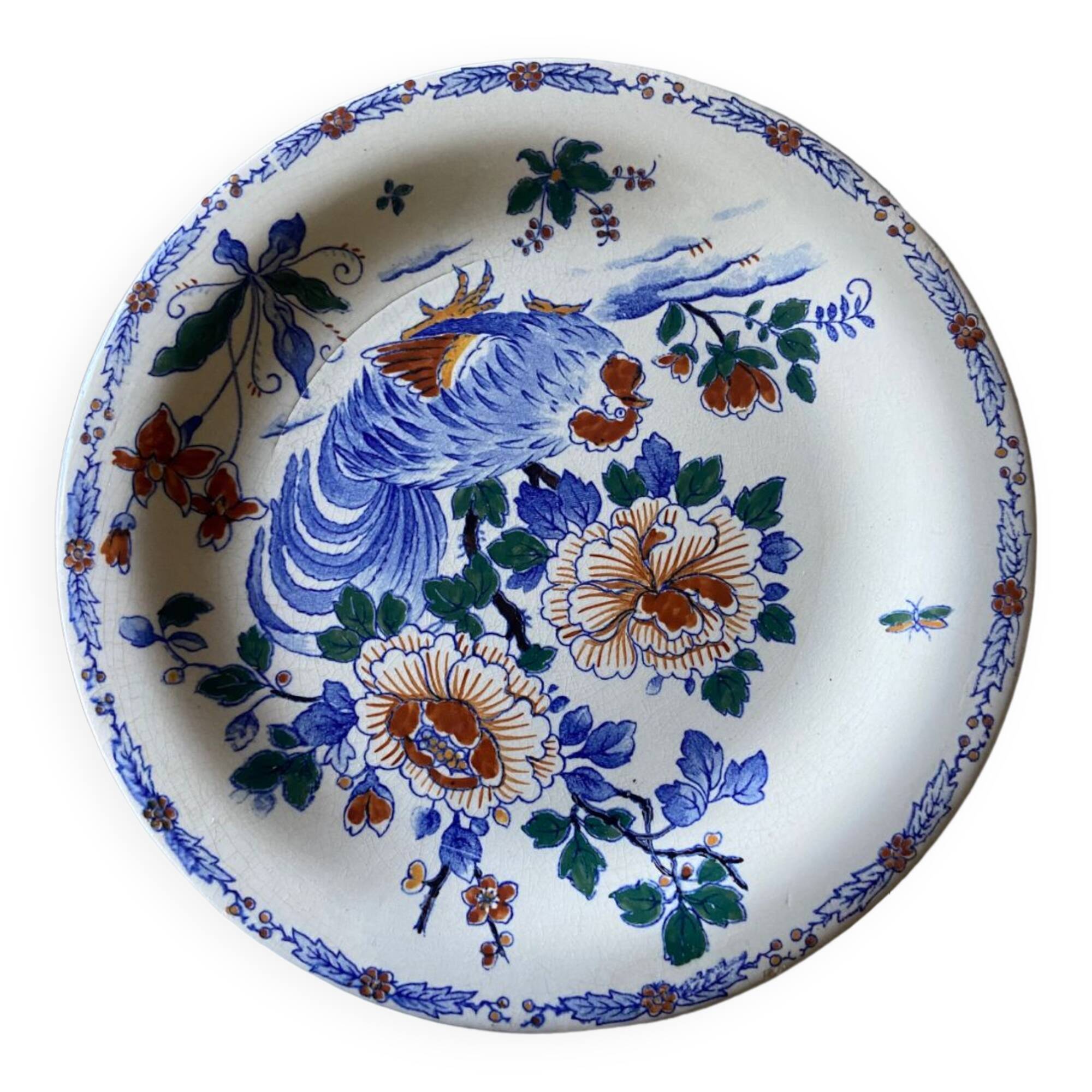 Series of 4 Gien plates
