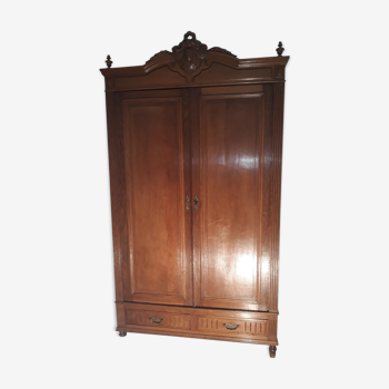 Louis XV-style 2-door wardrobe