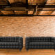 Kubus Sofas, Two Places by Josef Hoffmann for Wittmann, 1980s, Set of 4