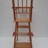 Old little doll high chair